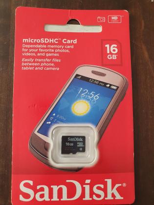 כרטיס זיכרון Micro SD 16