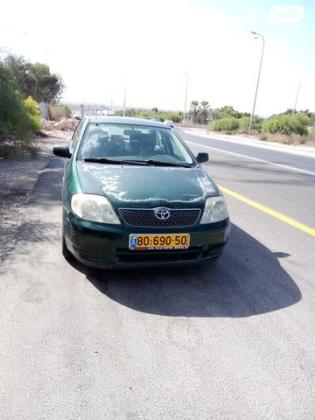 טויוטה קורולה GLI אוט' 1.6 (110 כ''ס) בנזין 2003 למכירה בעמקה