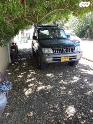 טויוטה לנד קרוזר פרדו ארוך 4X4 Luxury אוט' דיזל 8 מק' 3.0 (163 כ''ס) דיזל 2002 למכירה ברחובות