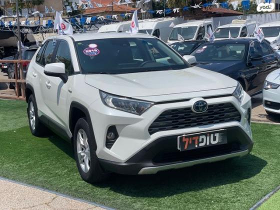 טויוטה RAV4 הייבריד E-xperience הייבריד 5 דל' אוט' 2.5 (178 כ''ס) בנזין 2019 למכירה בנתניה