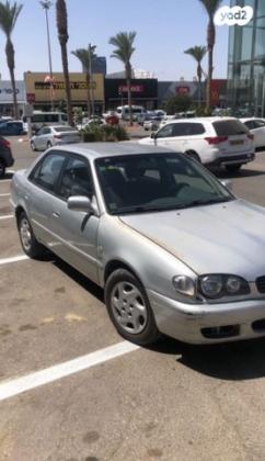 טויוטה קורולה GLI אוט' 1.6 (99-02)- 110 כ"ס בנזין 2002 למכירה בבאר שבע