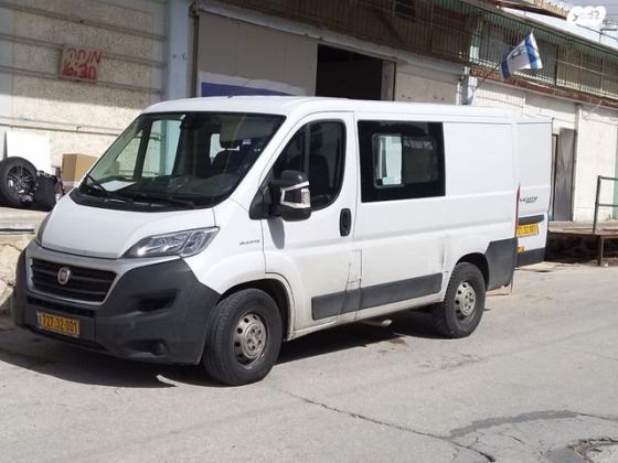 פיאט דוקאטו קצר/בינוני קצר/נמוך קל 3.5 טון סגור ידני דיזל 2.3 (130 כ"ס) דיזל 2019 למכירה בירושלים
