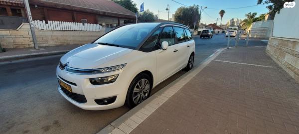 סיטרואן C4 פיקאסו Exclusive אוט' 7 מק' 1.6 (165 כ''ס) בנזין 2015 למכירה בבאר שבע