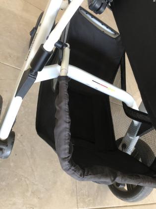 עגלה מרווחת עם מזרון אורטופדי