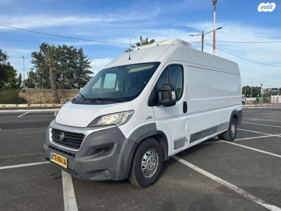 פיאט דוקאטו ארוך גבוה סגור ידני דיזל 3 מק' 2.3 (130 כ"ס) דיזל 2015 למכירה בחולון