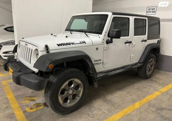 ג'יפ / Jeep רנגלר ארוך 4X4 Unlimited Sport אוט' 3.6 (280 כ''ס) ק'-2 בנזין 2017 למכירה ביהוד מונוסון