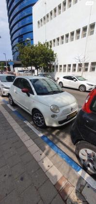 פיאט 500 Pop Plus רובוטית 1.4 (100 כ''ס) בנזין 2011 למכירה בתל אביב יפו