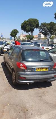 פיג'ו 206 + Urban ידני 5 דל' 1.4 (73 כ''ס) בנזין 2011 למכירה בחדרה