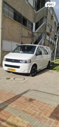 פולקסווגן טרנספורטר מסחרי/נוסעים Kombi קצר אוט' דיזל 2-3 מק' 3 דל' 2.0 (140 כ"ס) דיזל 2010 למכירה ברהט