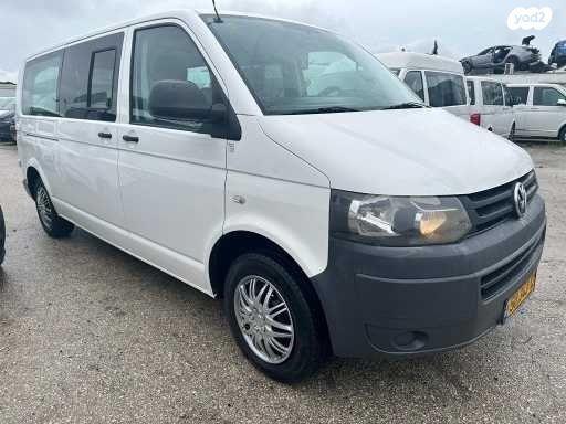 פולקסווגן טרנספורטר מסחרי/נוסעים Delivery Van ארוך אוט' דיזל 4 דל' 2.0 (140 כ''ס) דיזל 2013 למכירה בנצרת