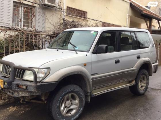 טויוטה לנד קרוזר פרדו ארוך 4X4 STD אוט' דיזל 8 מק' 3.0 (163 כ''ס) דיזל 2001 למכירה בירושלים