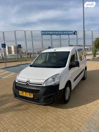 סיטרואן ברלינגו דור 2 (2008-2019) Comfort Plus ידני דיזל + 4 כ"א 1.6 (75 כ''ס) דיזל 2019 למכירה בשדרות