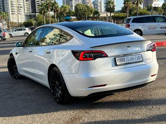 טסלה מודל 3 4X4 AWD Performance אוט' חשמלי (513 כ''ס) A חשמלי 2021 למכירה בבת ים