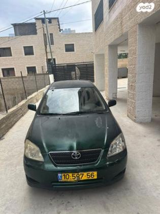 טויוטה קורולה RUN-X GLI אוט' 1.6 (110 כ"ס) בנזין 2003 למכירה בירושלים