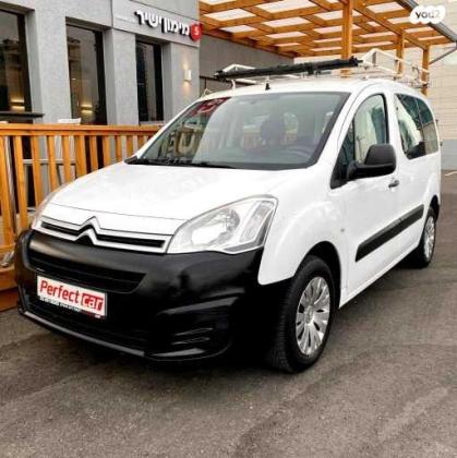 סיטרואן ברלינגו דור 2 (2008-2019) Comfort ידני דיזל 4 דל' 1.6 (75 כ"ס) דיזל 2016 למכירה בפתח תקווה