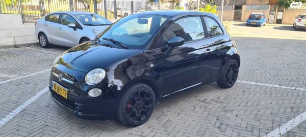 פיאט 500 Black Jack רובוטית 1.4 (100 כ''ס) בנזין 2011 למכירה בתל אביב יפו