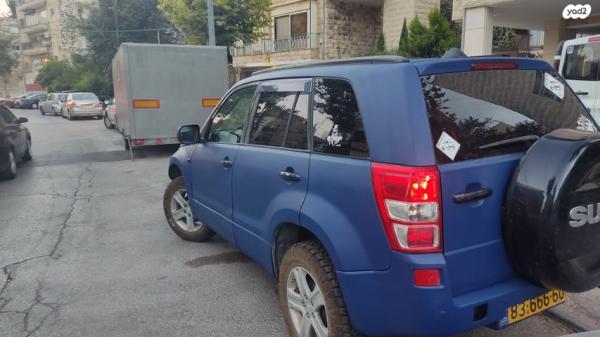 סוזוקי גרנד ויטרה 4X4 JLX-AL אוט' 5 דל' 2.0 (140 כ''ס) בנזין 2007 למכירה בירושלים