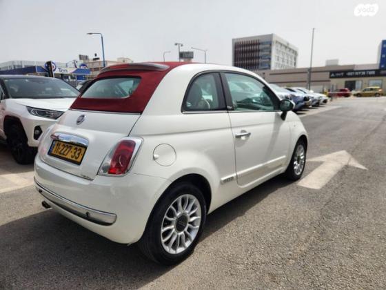 פיאט 500C My Lounge גג בד דואולוג'יק 1.2 (69 כ"ס) בנזין 2015 למכירה בראשון לציון