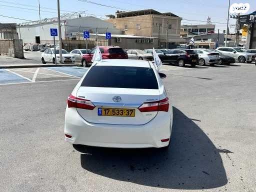 טויוטה קורולה Sun אוט' 1.6 (132 כ"ס) בנזין 2016 למכירה בבאר שבע