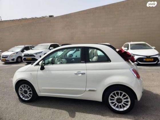 פיאט 500C My Lounge גג בד דואולוג'יק 1.2 (69 כ"ס) בנזין 2015 למכירה בראשון לציון