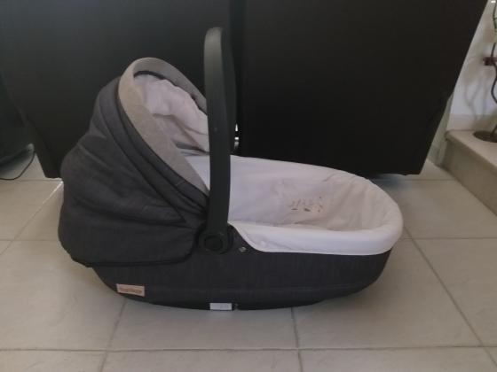 עגלת שכיבה וסל עם