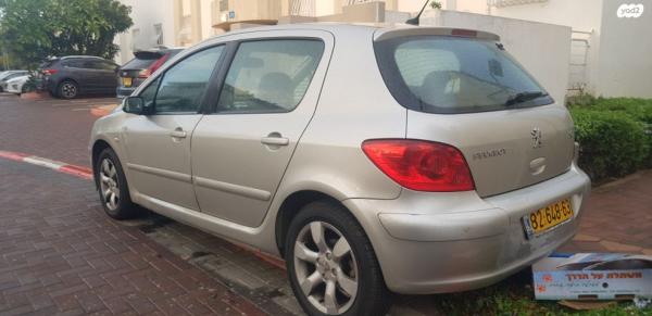 פיג'ו 307 Chic טיפטרוניק 1.6 (110 כ"ס) בנזין 2008 למכירה בראשון לציון