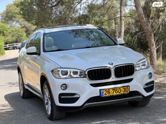 ב.מ.וו X6 4X4 XDRIVE30D Sport אוט' דיזל 3.0 (258 כ''ס) דיזל 2016 למכירה בנצרת