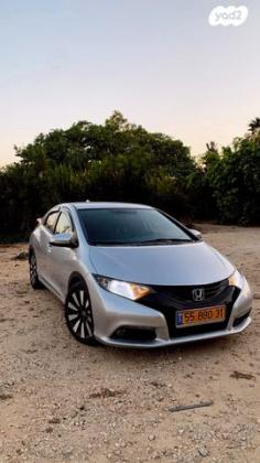 הונדה סיוויק האצ'בק החדשה Sport Design אוט' 1.8 (142 כ''ס) בנזין 2014 למכירה בגן הדרום