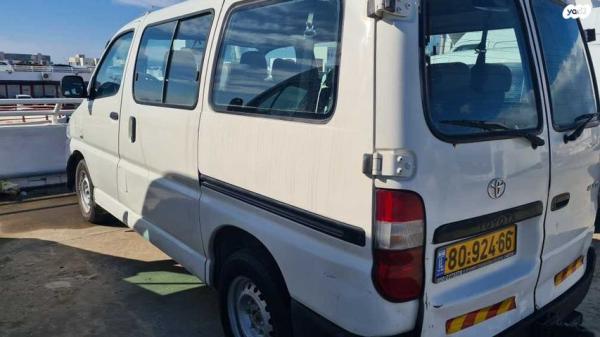 טויוטה הייאס קצר STD ידני דיזל 2.5 (117 כ"ס) דיזל 2008 למכירה בראשון לציון