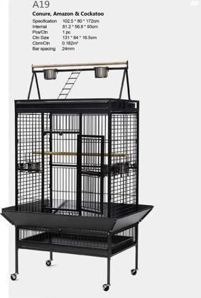 כלוב A25A חדש סגור בקרטון