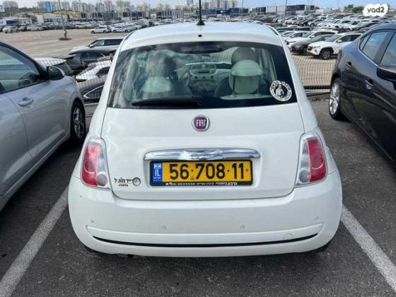 פיאט 500 Pop Plus ידני 1.2 (69 כ''ס) בנזין 2013 למכירה בנתניה