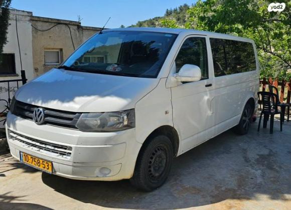 פולקסווגן טרנספורטר מסחרי/נוסעים Delivery Van קצר ידני דיזל 2.0 (84 כ''ס) דיזל 2014 למכירה בערערה