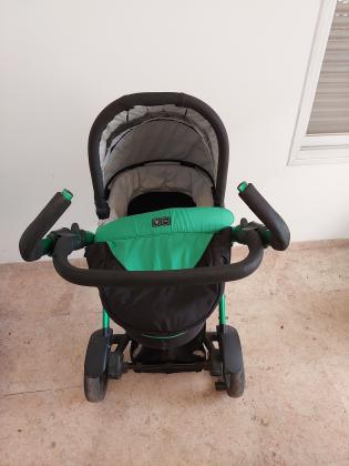 עגלה אמבטיה וטיולון בצע ירוק