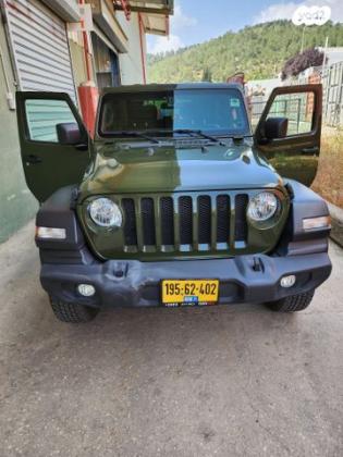 ג'יפ / Jeep רנגלר קצר 4X4 Sport S אוט' 2.0 (270 כ''ס) בנזין 2021 למכירה בבית זית