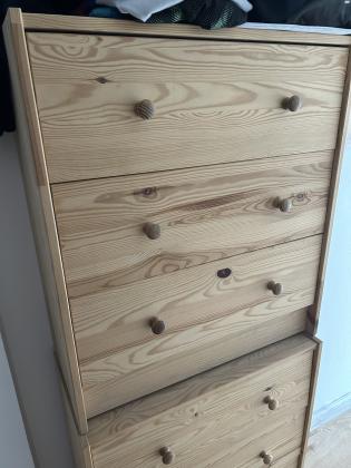 2 שידות עץ מצב חדש