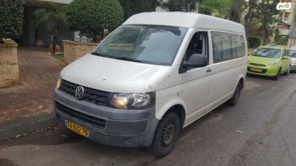 פולקסווגן טרנספורטר מסחרי/נוסעים Kombi ארוך אוט' דיזל 2 מק' 3 דל' 2.0 (140 כ"ס) דיזל 2012 למכירה בראש העין