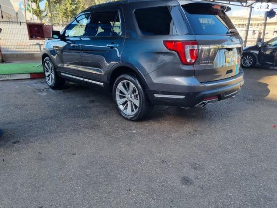 פורד אקספלורר 4X4 Limited Premium אוט' 7 מק' 3.5 (290 כ''ס) בנזין 2018 למכירה ברחובות
