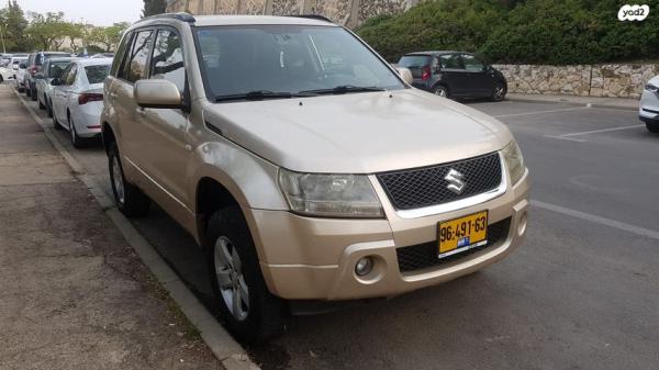 סוזוקי גרנד ויטרה 4X4 JLX אוט' 5 דל' 2.0 (140 כ''ס) בנזין 2008 למכירה בירושלים