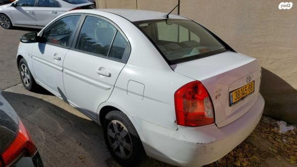 יונדאי אקסנט (עד 2012) GLS אוט' 1.6 (112 כ''ס) בנזין 2008 למכירה בירושלים