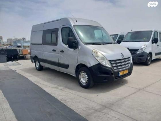 רנו מאסטר קצר/בינוני L2H2 בינוני/גבוה ידני דיזל 3.5 טון 2.3 (150 כ''ס) דיזל 2013 למכירה בראשון לציון