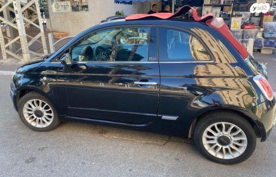 פיאט 500C My Lounge גג בד דואולוג'יק 1.2 (69 כ"ס) בנזין 2015 למכירה בתל מונד