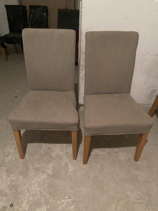 5 כסאות בריפוד מלא ללא