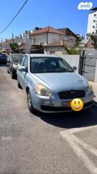 יונדאי אקסנט (עד 2012) GL אוט' 1.4 (97 כ''ס) בנזין 2008 למכירה בחדר