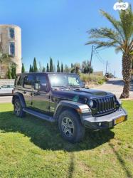 ג'יפ / Jeep רנגלר ארוך 4X4 Unlimited Sport אוט' 2.0 (272 כ''ס) בנזין 2020 למ