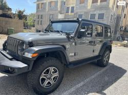 ג'יפ / Jeep רנגלר ארוך 4X4 Unlimited Sport אוט' 2.0 (272 כ''ס) בנזין 2020 למ