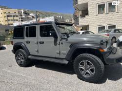 ג'יפ / Jeep רנגלר ארוך 4X4 Unlimited Sport אוט' 2.0 (272 כ''ס) בנזין 2020 למ
