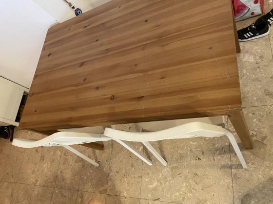 שולחן עץ איקאה מדגם JOKKMOKK