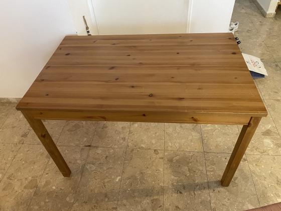 שולחן עץ איקאה מדגם JOKKMOKK