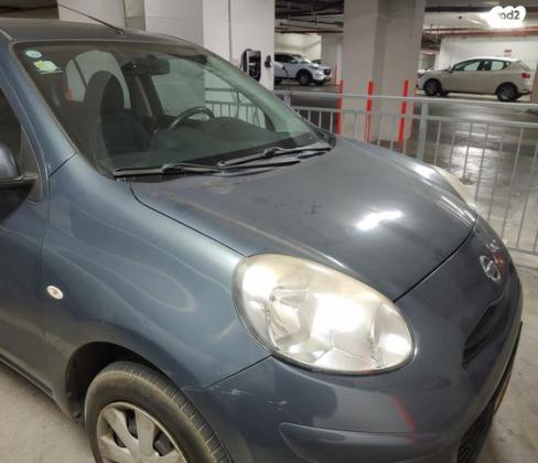 ניסאן מיקרה Visia אוט' 1.2 (80 כ''ס) בנזין 2012 למכירה בראשון לציון