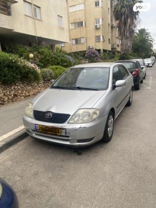 טויוטה קורולה Sun אוט' 1.6 (110 כ''ס) בנזין 2003 למכירה ברמת השרון